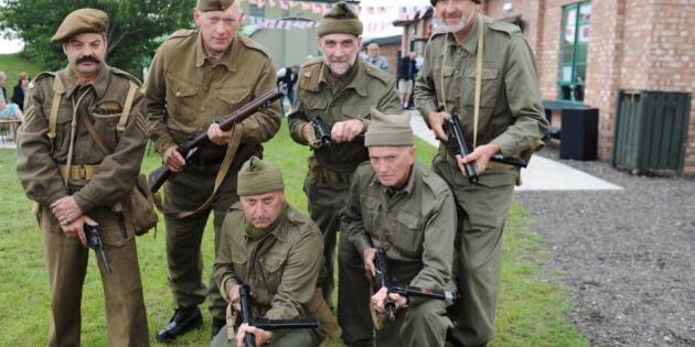 British Resistance Auxilier Re-Enactors at Parham's Museum