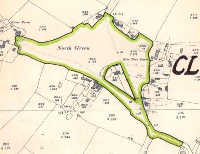 Map of North Green Parham