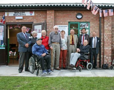 Opening of new tea room and gift shop at Parham Airfield Museum 